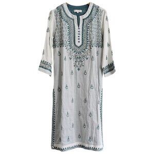 Ritu Kumar - Beautiful Embroidered Kurta Kaftan - Double Layer, Embellished - S